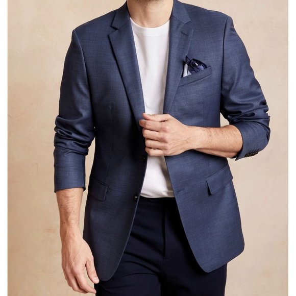 Banana Republic Tailored Slim Fit Jacket, 38Regular